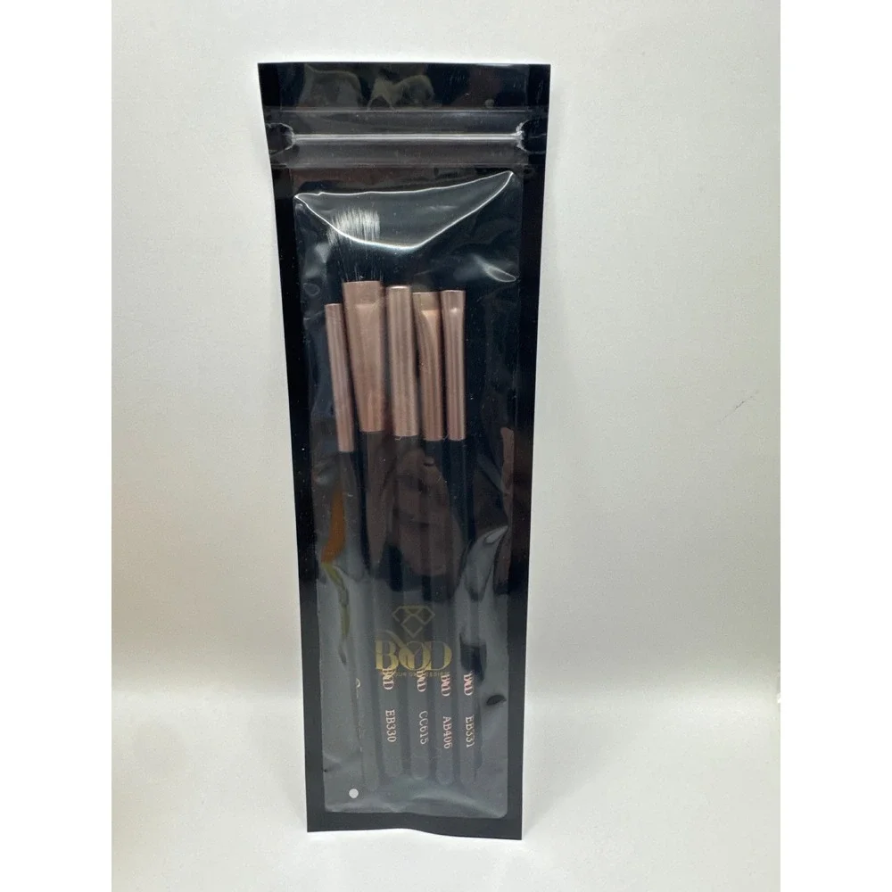 Morphe R14 Brush BOD 5pc Eye Brush Set‎ and Beauty Vault Sponge Duo Bundle NEW